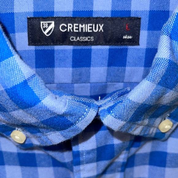 CRÉMIEUX Classics Cotton Long Sleeve Button Down Shirt Size Large NWT - Picture 7 of 16
